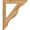 Ekena Millwork Funston Slat Rough Sawn Bracket, Western Red Cedar, 4"W x 30"D x 36"H BKT04X30X36FST06RWR - alternate 3